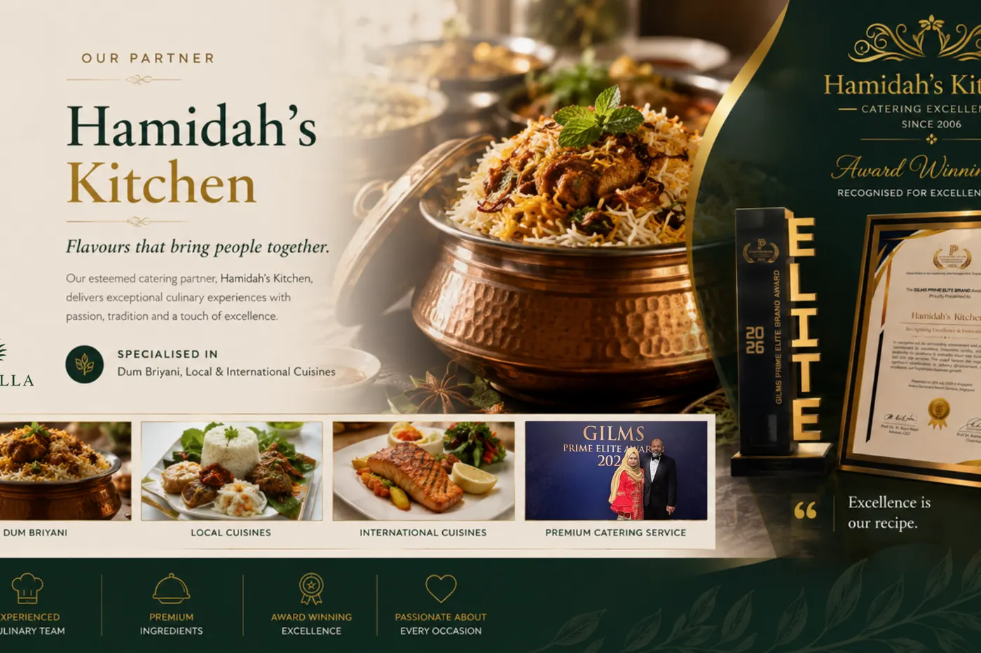 Award-Winning Caterer