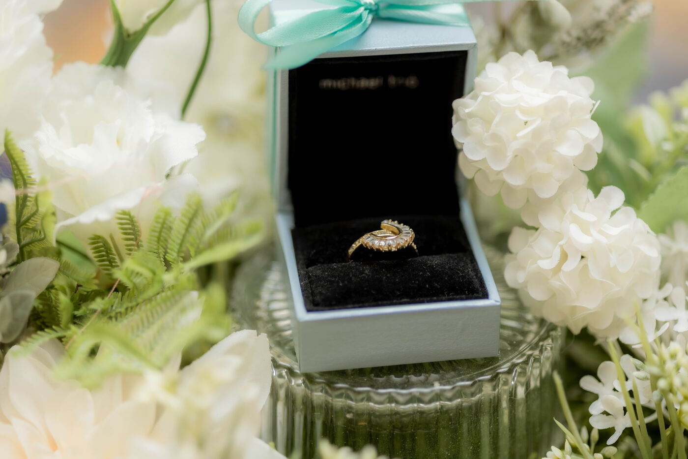 Wedding ring detail