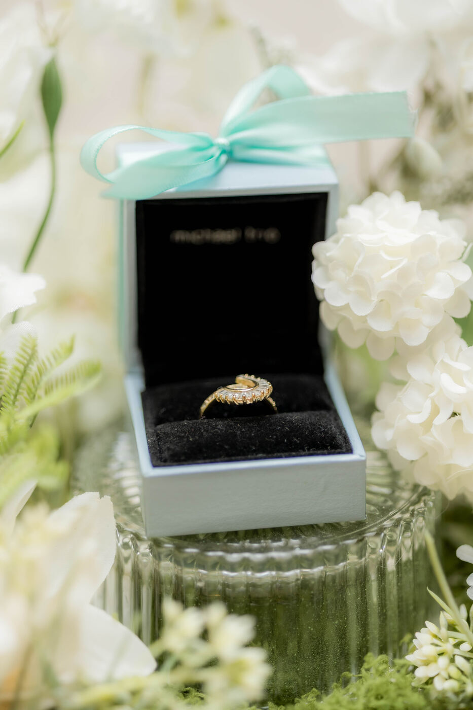 Wedding ring close-up detail